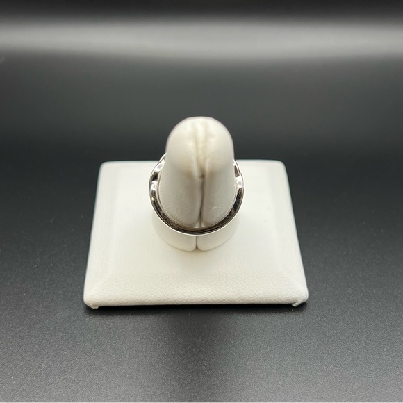 Braided Clear CZ Ring Sterling Silver - Picture 8 of 13